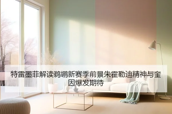 特雷墨菲解读鹈鹕新赛季前景朱霍勒迪精神与奎因爆发期待 - kaiyun
